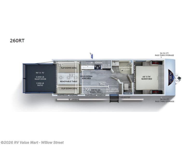 2019 Forest River Salem FSX 260RT - Used Toy Hauler For Sale by RV Value Mart - Willow Street in Willow Street, Pennsylvania