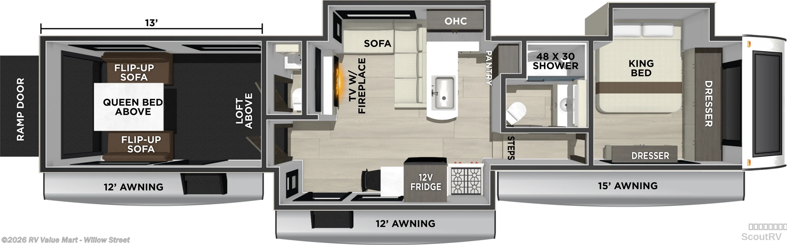 2026 Forest River Vengeance Rogue Armored 4413 - New Fifth Wheel For Sale by RV Value Mart - Willow Street in Willow Street, Pennsylvania