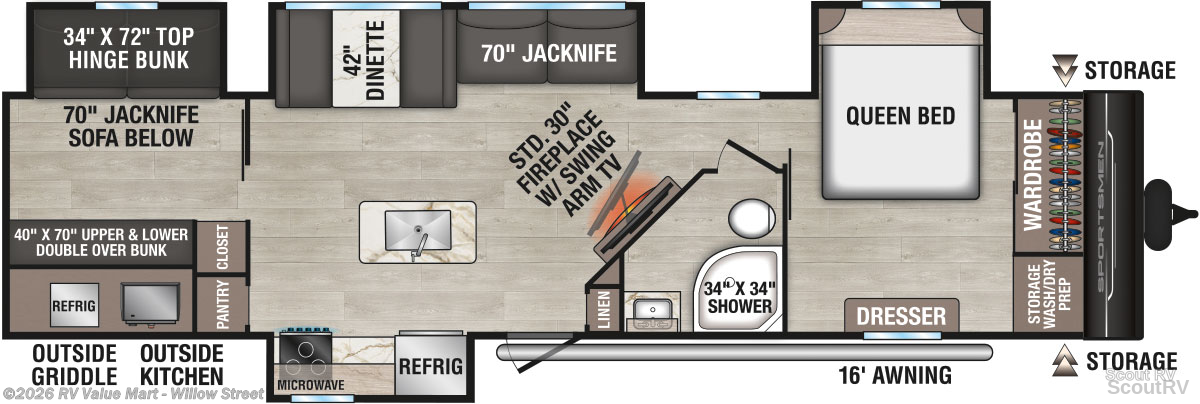 2026 K-Z Sportsmen 344BHKSE - New Travel Trailer For Sale by RV Value Mart - Willow Street in Willow Street, Pennsylvania