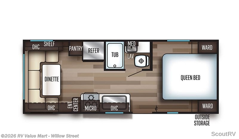 2026 Forest River Cherokee Grey Wolf 20RDSBL - New Travel Trailer For Sale by RV Value Mart - Willow Street in Willow Street, Pennsylvania
