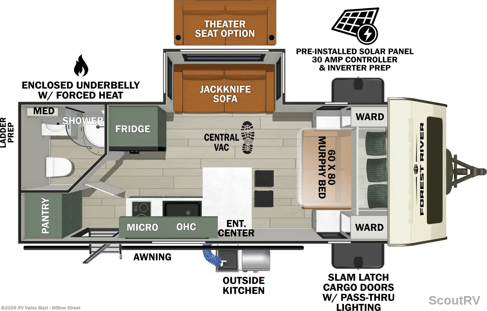 2027 Forest River No Boundaries NB19.6-BM - New Travel Trailer For Sale by RV Value Mart - Willow Street in Willow Street, Pennsylvania