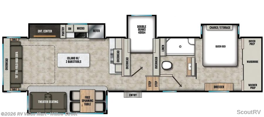 2026 Coachmen Chaparral 360IBL - New Fifth Wheel For Sale by RV Value Mart - Willow Street in Willow Street, Pennsylvania