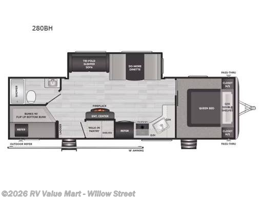 2019 Keystone Springdale SG280BH - Used Travel Trailer For Sale by RV Value Mart - Willow Street in Willow Street, Pennsylvania