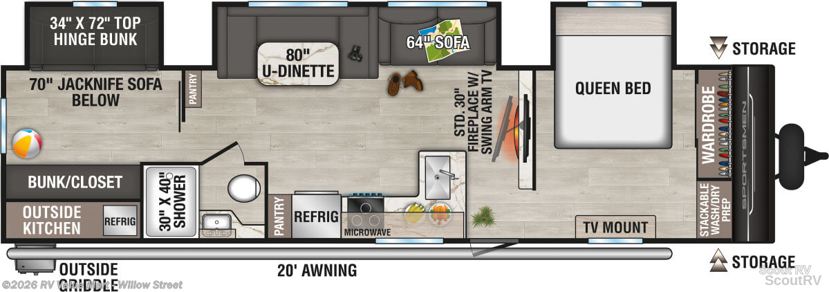 2027 K-Z Sportsmen KZ  333BHK - New Travel Trailer For Sale by RV Value Mart - Willow Street in Willow Street, Pennsylvania