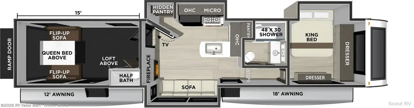2027 Forest River Vengeance 4415 - New Fifth Wheel For Sale by RV Value Mart - Willow Street in Willow Street, Pennsylvania