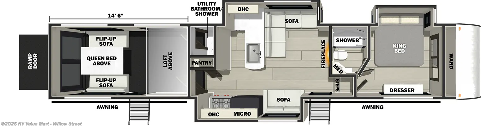 2027 Forest River Rogue Armored 391T145 - New Fifth Wheel For Sale by RV Value Mart - Willow Street in Willow Street, Pennsylvania