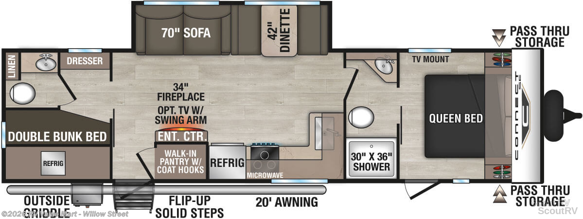 2027 K-Z Connect SE C301BHKSE - New Travel Trailer For Sale by RV Value Mart - Willow Street in Willow Street, Pennsylvania