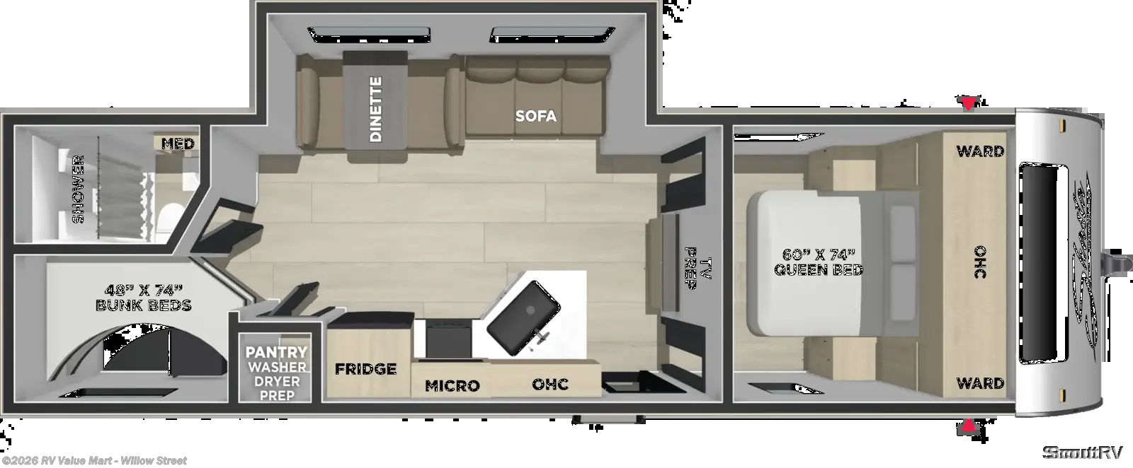 2027 Shasta I-5 Edition 527BHS - New Travel Trailer For Sale by RV Value Mart - Willow Street in Willow Street, Pennsylvania