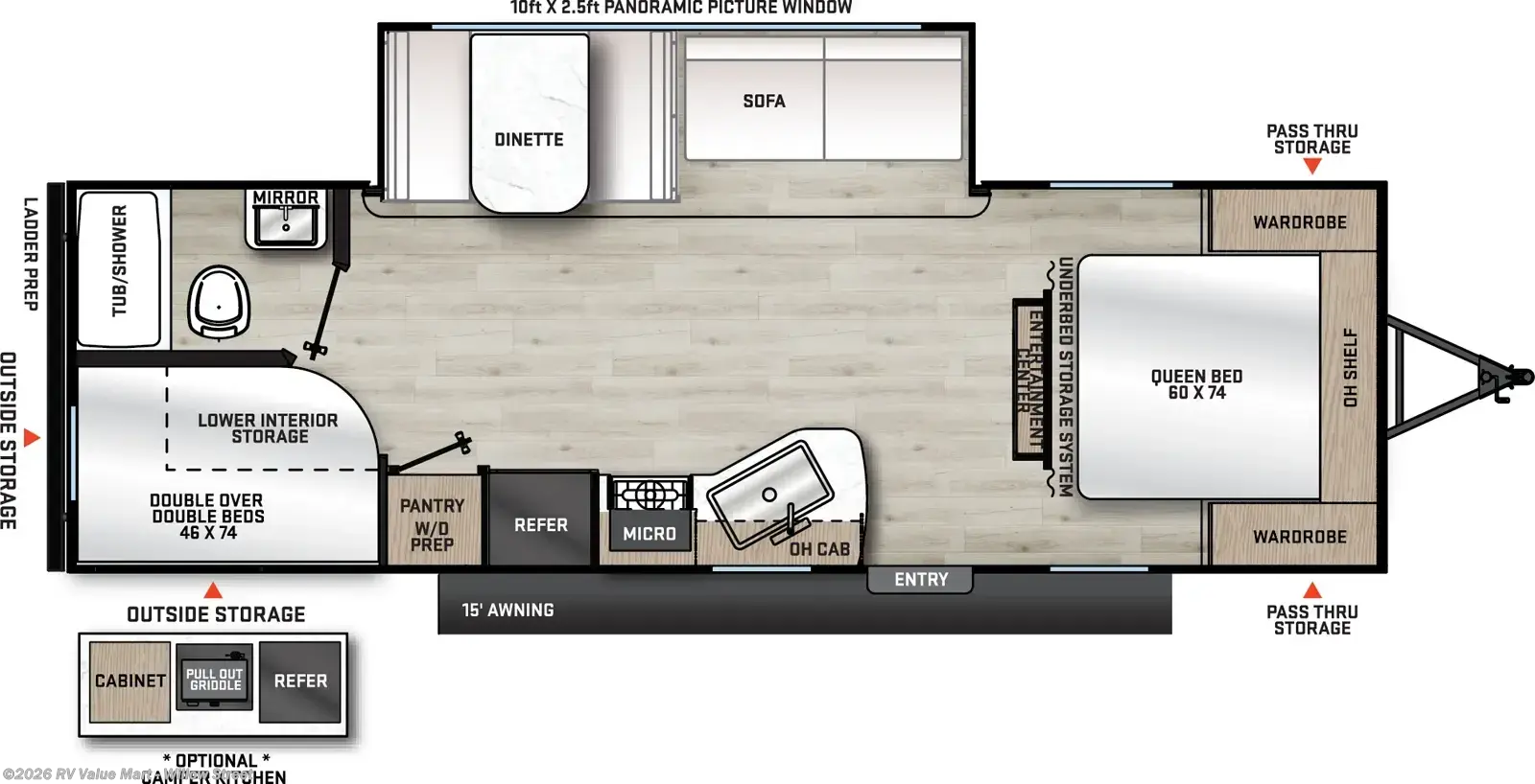 2020 Coachmen Catalina 261BHS - Used Travel Trailer For Sale by RV Value Mart - Willow Street in Willow Street, Pennsylvania