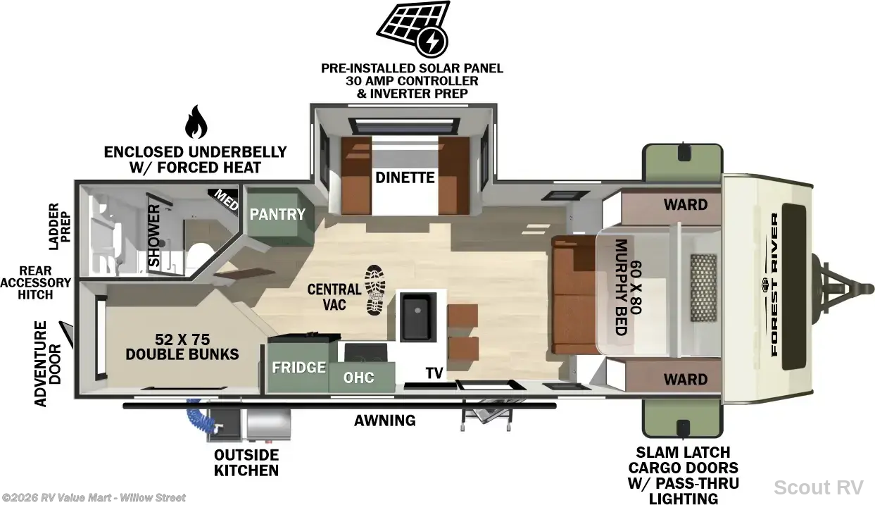2026 Forest River No Boundaries NB20.3 - Used Travel Trailer For Sale by RV Value Mart - Willow Street in Willow Street, Pennsylvania