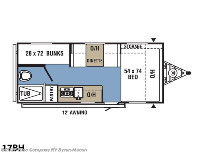 2021 Coachmen Clipper Ultra Light 17bh Rv For Sale In Byron Ga 31008 15346 Rvusa Com Classifieds