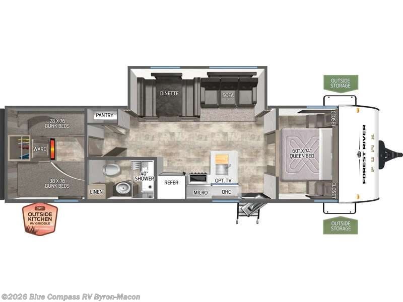 2025 Forest River Puma Camping Edition 304BHCE - New Travel Trailer For Sale by Blue Compass RV Byron-Macon in Byron, Georgia