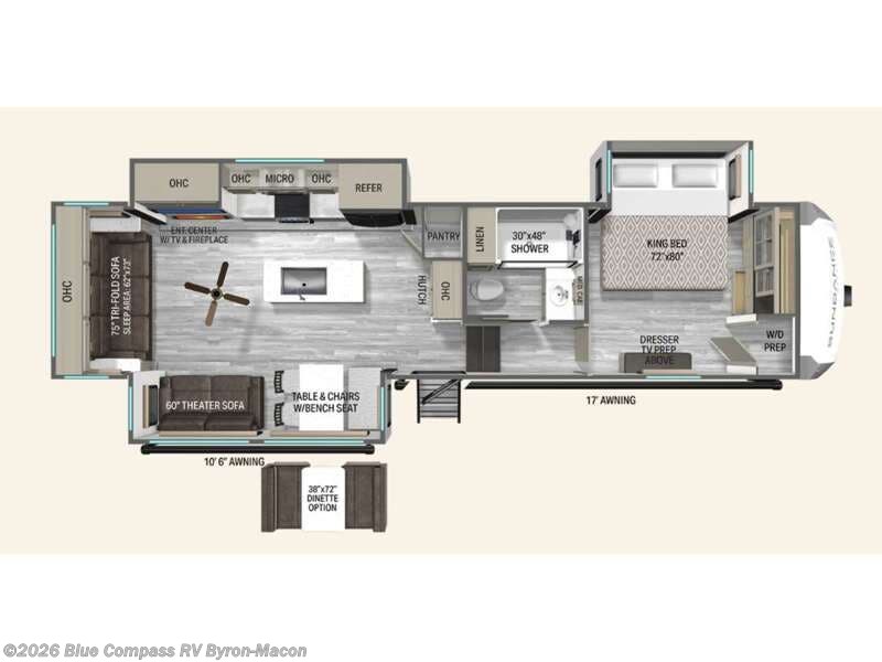 2026 Heartland Sundance 35MRBS - New Fifth Wheel For Sale by Blue Compass RV Byron-Macon in Byron, Georgia