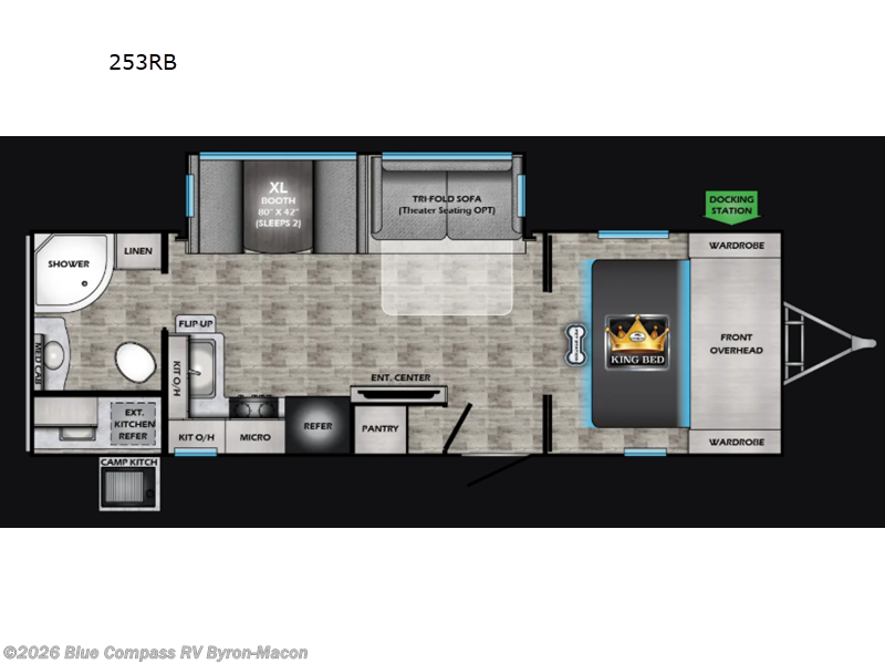 2025 CrossRoads Sunset Trail 253RB - Used Travel Trailer For Sale by Blue Compass RV Byron-Macon in Byron, Georgia features Slideout