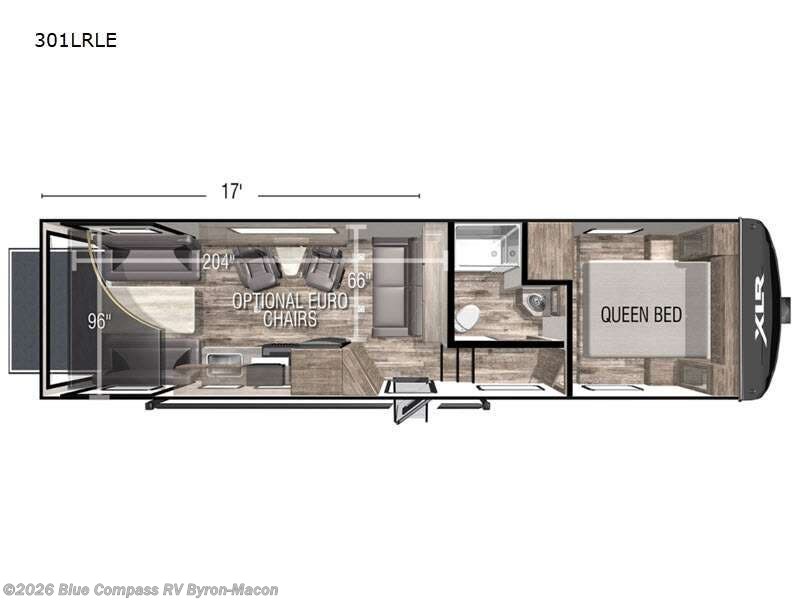 2021 Forest River XLR Micro Boost 301LRLE - Used Toy Hauler For Sale by Blue Compass RV Byron-Macon in Byron, Georgia