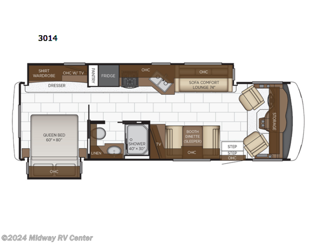 2023 Newmar Bay Star Sport 3014 - New Class A For Sale by Midway RV Center in Grand Rapids, Michigan