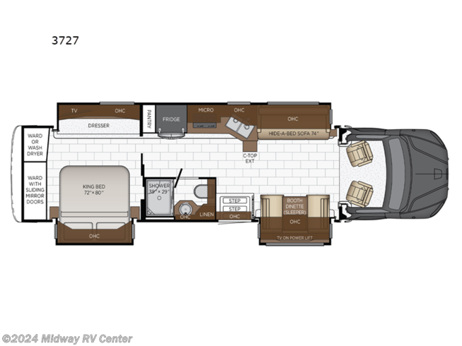 2024 Newmar Super Star 3727 - New Super C For Sale by Midway RV Center in Grand Rapids, Michigan