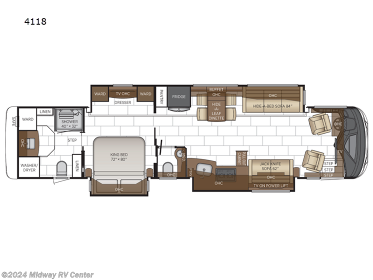 New 2025 Newmar Mountain Aire 4118 available in Grand Rapids, Michigan