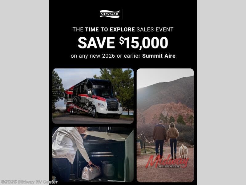 2026 Newmar Summit Aire 4505 - New Super C For Sale by Midway RV Center in Grand Rapids, Michigan features Slideout