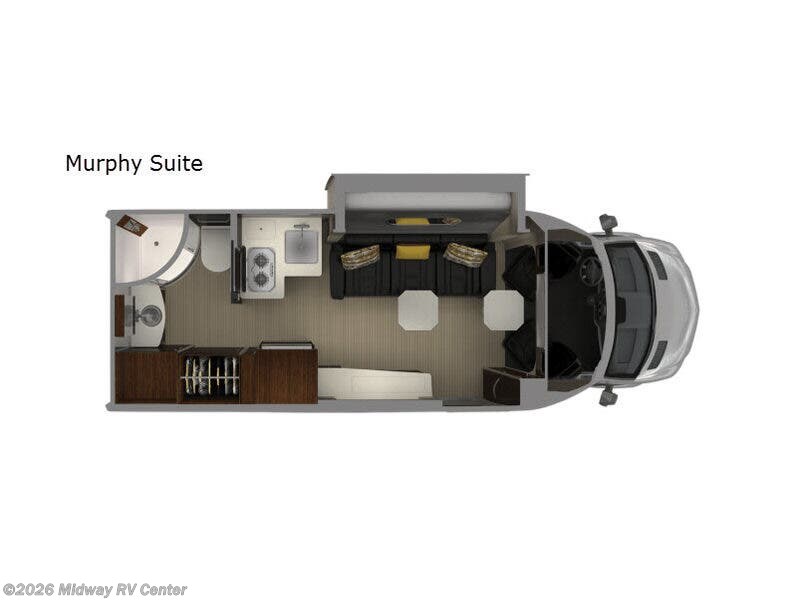 2020 Airstream Atlas Murphy Suite - Used Class B For Sale by Midway RV Center in Grand Rapids, Michigan features Slideout