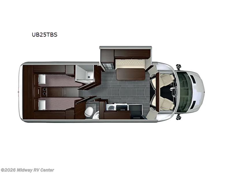 2022 Regency Ultra Brougham UB25TBS - Used Class B For Sale by Midway RV Center in Grand Rapids, Michigan features Slideout