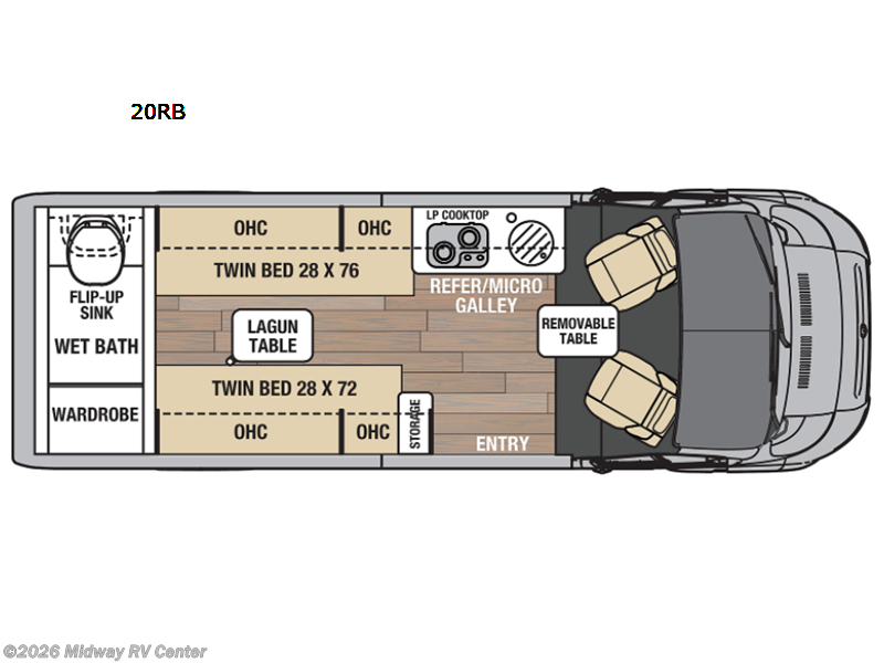 2022 Coachmen Nova 20RB - Used Class B For Sale by Midway RV Center in Grand Rapids, Michigan