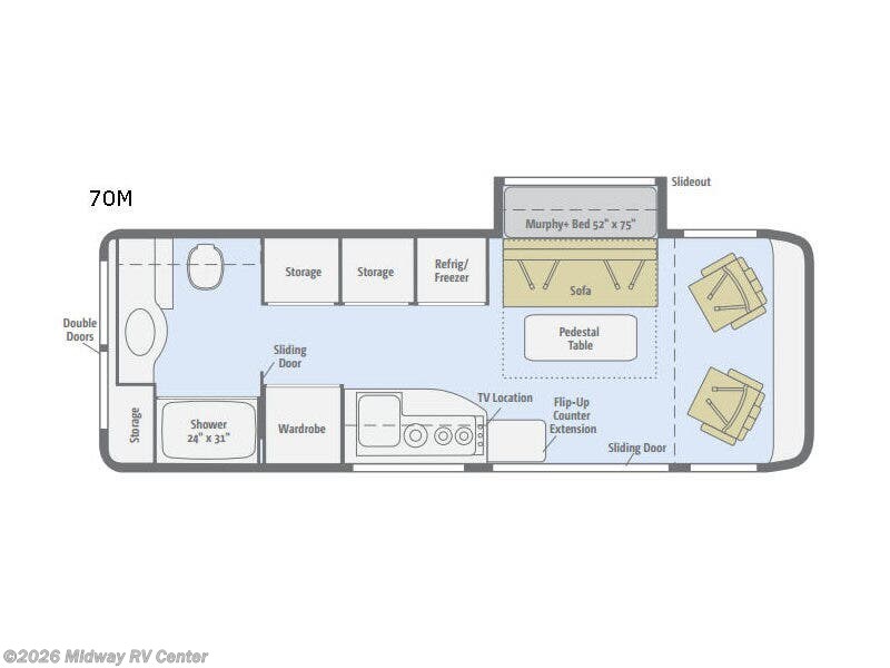 2018 Winnebago Era 70M - Used Class B For Sale by Midway RV Center in Grand Rapids, Michigan features Slideout