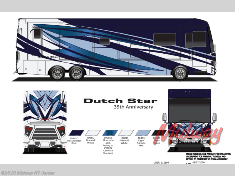 2027 Dutch Star 4369 by Newmar from Midway RV Center in Grand Rapids, Michigan