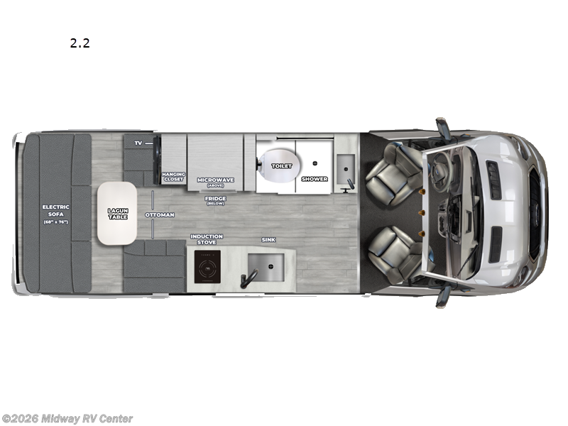 2027 Pleasure-Way Ontour 2.2 - New Class B For Sale by Midway RV Center in Grand Rapids, Michigan