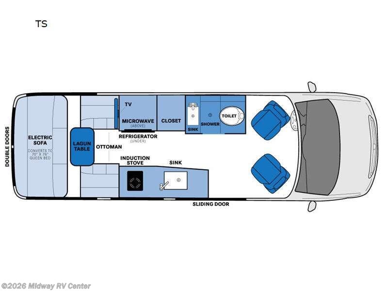 2024 Pleasure-Way Plateau TS - Used Class B For Sale by Midway RV Center in Grand Rapids, Michigan