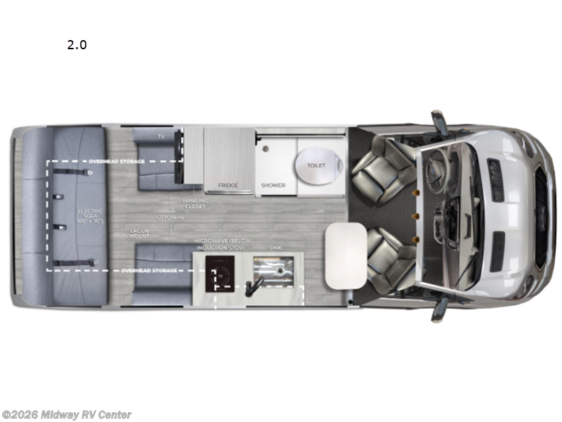 2027 Pleasure-Way Ontour 2.0 - New Class B For Sale by Midway RV Center in Grand Rapids, Michigan