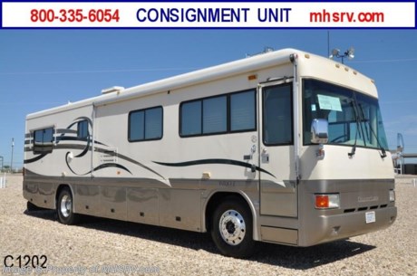 &lt;a href=&quot;http://www.mhsrv.com/other-rvs-for-sale/country-coach-rv/&quot;&gt;&lt;img src=&quot;http://www.mhsrv.com/images/sold-countrycoach.jpg&quot; width=&quot;383&quot; height=&quot;141&quot; border=&quot;0&quot; /&gt;&lt;/a&gt;
CONSIGNMENT UNIT - RV SOLD TO VIRGINIA 6/29/10 - 2000 Country Coach Intrigue 36&#39; with slide, Model 36GOSG, Cummins 350 HP diesel engine with a side mounted radiator, Allison six speed transmission, Dynomax raised rail chassis with IFS, inverter, 8KW diesel generator, HWH automatic leveling system, color backup camera with audio, engine brake, air brakes, cruise control, tilt/telescoping wheel, CB radio, cab fans, power mirrors, 8 disc CD changer, GPS navigation system, automatic step well cover, power leather seats, tile flooring, two TVs, VCR, convection/microwave, gas stove top, gas water heater, washer/dryer combo, side-by-side refrigerator with ice maker, private commode, dual pane glass, day/night shades, booth dinette sleeper, sofa sleeper, euro chair, 7&#39; ceilings, Fantastic Fan, solid surface countertops, queen bed, patio awning, hydronic heating, slide out cargo tray, 50 amp power cord reel, roof ladder, power entrance steps, aluminum wheels, gravel shield, docking lights, exterior shower, fiberglass roof, air horns, slide out awning toppers, dual ducted roof A/Cs with heat pumps, 47K miles and much more. 