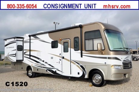 /TX 11/25/2013 &lt;a href=&quot;http://www.mhsrv.com/thor-motor-coach/&quot;&gt;&lt;img src=&quot;http://www.mhsrv.com/images/sold-thor.jpg&quot; width=&quot;383&quot; height=&quot;141&quot; border=&quot;0&quot; /&gt;&lt;/a&gt; **Consignment** Used 2013 Thor Motor Coach Daybreak: Model 32HD. This RV measures approximately 33 feet 8 inches in length &amp; has two slide-outs. Optional equipment includes Luxury Cherry wood package, Mesa Sand partial paint package, LCD bedroom TV, second roof A/C unit (centrally ducted), Onan 5500 generator, dual auxiliary batteries, 50 amp service cord and gas/electric water heater. The all new Thor Daybreak motor home also features a Ford 22-Series chassis with Triton V-10 Ford engine, power patio awning, tinted 1-piece windshield, ball bearing drawer glides and much more. FOR ADDITIONAL PHOTOS, INFO &amp; PRODUCT VIDEO please visit Motor Home Specialist www.mhsrv . com or call 800-335-6054.