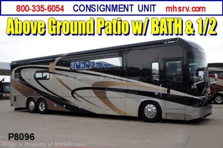 /TN 12/27/2013 2010 Country Coach Allure Veranda with 4 slides, BRAND NEW TIRES and only 24,865 miles. This bath &amp; 1/2 RV is approximately 44 feet in length with a powerful 500HP Cummins diesel engine with side radiator, Allison 6 speed automatic transmission, Dynamax raised rail chassis with IFS and tag axle, tire monitoring system, 2 setting driver memory seat, 10KW Onan diesel generator on power slide, 2 power patio awnings, slide-out room toppers, Aqua Hot water heater, 50 Amp power cord reel, pass-thru storage, 3 full length slide out cargo trays, aluminum wheels, keyless entry, 15K lb. hitch, automatic air leveling system, 3 color camera monitoring system, exterior entertainment system, Xantrax inverter, ceramic tile heated floors, solid surface counters, all hardwood cabinets, residential refrigerator, king size dual sleep number bed, 3 ducted roof A/Cs with heat pumps and 3 LED TVs. For complete details visit Motor Home Specialist at MHSRV .com or 800-335-6054.