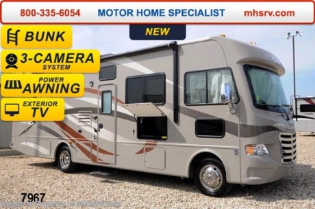 /TX 3/11/14 &lt;a href=&quot;http://www.mhsrv.com/thor-motor-coach/&quot;&gt;&lt;img src=&quot;http://www.mhsrv.com/images/sold-thor.jpg&quot; width=&quot;383&quot; height=&quot;141&quot; border=&quot;0&quot;/&gt;&lt;/a&gt; Receive a $1,000 VISA Gift Card with purchase at The #1 Volume Selling Motor Home Dealer in the World! Offer expires March 31st, 2013. Visit MHSRV .com or Call 800-335-6054 for complete details.   &lt;object width=&quot;400&quot; height=&quot;300&quot;&gt;&lt;param name=&quot;movie&quot; value=&quot;http://www.youtube.com/v/fBpsq4hH-Ws?version=3&amp;amp;hl=en_US&quot;&gt;&lt;/param&gt;&lt;param name=&quot;allowFullScreen&quot; value=&quot;true&quot;&gt;&lt;/param&gt;&lt;param name=&quot;allowscriptaccess&quot; value=&quot;always&quot;&gt;&lt;/param&gt;&lt;embed src=&quot;http://www.youtube.com/v/fBpsq4hH-Ws?version=3&amp;amp;hl=en_US&quot; type=&quot;application/x-shockwave-flash&quot; width=&quot;400&quot; height=&quot;300&quot; allowscriptaccess=&quot;always&quot; allowfullscreen=&quot;true&quot;&gt;&lt;/embed&gt;&lt;/object&gt; For the Lowest Price Please Visit MHSRV .com or Call 800-335-6054. MSRP $109,541. New 2014 Thor Motor Coach A.C.E. Model EVO 30.2 bunk model with a full wall slide-out room. The A.C.E. is the class A &amp; C Evolution. It Combines many of the most popular features of a class A motor home and a class C motor home to make something truly unique to the RV industry. This unit measures approximately 31 feet 4 inches in length. Optional equipment includes beautiful HD-Max exterior, exterior TV, TV &amp; DVD player in master bedroom, (2) TVs with DVD player in bunk beds, upgraded 15.0 BTU ducted roof A/C unit, second auxiliary battery and (2) 12V attic fans. The A.C.E. also features a large LCD TV, drop down overhead bunk, power side mirrors with integrated side view cameras, hydraulic leveling jacks, a mud-room, a Ford Triton V-10 engine and much more. FOR ADDITIONAL INFORMATION, VIDEO, MSRP, BROCHURE, PHOTOS &amp; MORE PLEASE CALL 800-335-6054 or VISIT MHSRV .com At Motor Home Specialist we DO NOT charge any prep or orientation fees like you will find at other dealerships. All sale prices include a 200 point inspection, interior &amp; exterior wash &amp; detail of vehicle, a thorough coach orientation with an MHS technician, an RV Starter&#39;s kit, a nights stay in our delivery park featuring landscaped and covered pads with full hook-ups and much more! Read From Thousands of Testimonials at MHSRV .com and See What They Had to Say About Their Experience at Motor Home Specialist. WHY PAY MORE?...... WHY SETTLE FOR LESS?