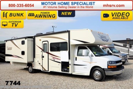 /TX 7/1/14 &lt;a href=&quot;http://www.mhsrv.com/coachmen-rv/&quot;&gt;&lt;img src=&quot;http://www.mhsrv.com/images/sold-coachmen.jpg&quot; width=&quot;383&quot; height=&quot;141&quot; border=&quot;0&quot;/&gt;&lt;/a&gt; 2014 CLOSEOUT! Receive a $1,000 VISA Gift Card with purchase from Motor Home Specialist while supplies last!  &lt;object width=&quot;400&quot; height=&quot;300&quot;&gt;&lt;param name=&quot;movie&quot; value=&quot;http://www.youtube.com/v/RqNmQzNdFZ8?version=3&amp;amp;hl=en_US&quot;&gt;&lt;/param&gt;&lt;param name=&quot;allowFullScreen&quot; value=&quot;true&quot;&gt;&lt;/param&gt;&lt;param name=&quot;allowscriptaccess&quot; value=&quot;always&quot;&gt;&lt;/param&gt;&lt;embed src=&quot;http://www.youtube.com/v/RqNmQzNdFZ8?version=3&amp;amp;hl=en_US&quot; type=&quot;application/x-shockwave-flash&quot; width=&quot;400&quot; height=&quot;300&quot; allowscriptaccess=&quot;always&quot; allowfullscreen=&quot;true&quot;&gt;&lt;/embed&gt;&lt;/object&gt; #1 Volume Selling Dealer in the World! MSRP $94,734. New 2014 Coachmen Freelander RV Model 32BH is approximately 32 feet 11 inches in length with bunk beds: This Class C RV is powered by a 6.0L V-8 Chevrolet engine &amp; 6 speed automatic transmission. This beautiful coach features the 50th Anniversary pack which includes high gloss colored fiberglass sidewalls, fiberglass running boards, tinted windows, 3 burner range with oven, stainless steel wheel inserts, AM/FM stereo, power patio awning, rear ladder, Travel East Roadside Assistance, 50 gallon fresh water tank, slide-out room awnings, 5,000 lb. hitch, glass shower door, Onan generator, 80 inch long bed, roller bearing drawer glides, Azdel Composite sidewall and Thermofoil counter tops.   Additional options include an exterior entertainment center, air assist suspension, (2) TV/DVDs in bunks, 15,000 BTU A/C with heat pump, LCD TV W/DVD player, spare tire, rear ladder, exterior privacy windshield cover, back up camera with monitor, child safety net and ladder, heated holding tanks and the beautiful Platinum wood package. Call MOTOR HOME SPECIALIST at 800-335-6054 or Visit MHSRV .com for Additional details &amp; Product Video. At Motor Home Specialist we DO NOT charge any prep or orientation fees like you will find at other dealerships. All sale prices include a 200 point inspection, interior &amp; exterior wash &amp; detail of vehicle, a thorough coach orientation with an MHS technician, an RV Starter&#39;s kit, a nights stay in our delivery park featuring landscaped and covered pads with full hook-ups and much more! Read From Thousands of Testimonials at MHSRV .com and See What They Had to Say About Their Experience at Motor Home Specialist. WHY PAY MORE?...... WHY SETTLE FOR LESS?