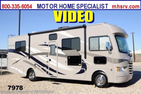 /AK 3/11/14 &lt;a href=&quot;http://www.mhsrv.com/thor-motor-coach/&quot;&gt;&lt;img src=&quot;http://www.mhsrv.com/images/sold-thor.jpg&quot; width=&quot;383&quot; height=&quot;141&quot; border=&quot;0&quot;/&gt;&lt;/a&gt; Receive a $1,000 VISA Gift Card with purchase at The #1 Volume Selling Motor Home Dealer in the World! Offer expires March 31st, 2013. Visit MHSRV .com or Call 800-335-6054 for complete details.   &lt;object width=&quot;400&quot; height=&quot;300&quot;&gt;&lt;param name=&quot;movie&quot; value=&quot;http://www.youtube.com/v/IK6i7SriLik?version=3&amp;amp;hl=en_US&quot;&gt;&lt;/param&gt;&lt;param name=&quot;allowFullScreen&quot; value=&quot;true&quot;&gt;&lt;/param&gt;&lt;param name=&quot;allowscriptaccess&quot; value=&quot;always&quot;&gt;&lt;/param&gt;&lt;embed src=&quot;http://www.youtube.com/v/IK6i7SriLik?version=3&amp;amp;hl=en_US&quot; type=&quot;application/x-shockwave-flash&quot; width=&quot;400&quot; height=&quot;300&quot; allowscriptaccess=&quot;always&quot; allowfullscreen=&quot;true&quot;&gt;&lt;/embed&gt;&lt;/object&gt;For the Lowest Price Please Visit MHSRV .com or Call 800-335-6054. #1 Volume Selling Dealer in the World! MSRP $104,141. New 2014 Thor Motor Coach A.C.E. Model 29.2 with slide-out room. The A.C.E. is the class A &amp; C Evolution. It Combines many of the most popular features of a class A motor home and a class C motor home to make something truly unique to the RV industry. This unit measures approximately 29 feet 7 inches in length. Optional equipment includes beautiful Cascade HD-Max exterior, exterior TV, LCD TV &amp; DVD player in master bedroom, upgraded 15.0 BTU ducted roof A/C unit, second auxiliary battery and (2) power vents. The A.C.E. also features a large LCD TV, drop down overhead bunk, heated side mirrors with integrated side view cameras, automatic hydraulic leveling jacks, a mud-room, a Ford Triton V-10 engine and much more. FOR ADDITIONAL INFORMATION, VIDEO, MSRP, BROCHURE, PHOTOS &amp; MORE PLEASE CALL 800-335-6054 or VISIT MHSRV .com At Motor Home Specialist we DO NOT charge any prep or orientation fees like you will find at other dealerships. All sale prices include a 200 point inspection, interior &amp; exterior wash &amp; detail of vehicle, a thorough coach orientation with an MHS technician, an RV Starter&#39;s kit, a nights stay in our delivery park featuring landscaped and covered pads with full hook-ups and much more! Read From Thousands of Testimonials at MHSRV .com and See What They Had to Say About Their Experience at Motor Home Specialist. WHY PAY MORE?...... WHY SETTLE FOR LESS?