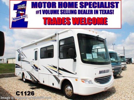 &lt;a href=&quot;http://www.mhsrv.com/inventory_mfg.asp?brand_id=113&quot;&gt;&lt;img src=&quot;http://www.mhsrv.com/images/sold-coachmen.jpg&quot; width=&quot;383&quot; height=&quot;141&quot; border=&quot;0&quot; /&gt;&lt;/a&gt;
PICKED UP 5-26-09 Pre-Owned Motor Home **Consignment Unit** 2007 Coachmen Mirada 33&#39; W/ Slide, model 330SL. This RV comes equipped with a Triton V-10 engine on the Ford chassis. 