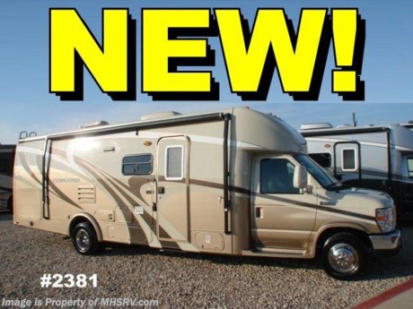 &lt;a href=&quot;http://www.mhsrv.com/inventory_mfg.asp?brand_id=113&quot;&gt;&lt;img src=&quot;http://www.mhsrv.com/images/sold-coachmen.jpg&quot; width=&quot;383&quot; height=&quot;141&quot; border=&quot;0&quot; /&gt;&lt;/a&gt;
New RV Emergency 911 Inventory Reduction Sale. Several Concords in stock with MSRPs ranging from $99,558 to $101,723 - Your choice $60,911 *With Free Automatic Satellite &amp; GPS system thru April 30th, 2009. New 2008 Coachmen Concord W/2 slides. Model 275DS. This incredible new coach is powered by the Ford V-10 engine on the E-450 chassis. This unit also features air assist suspension, generator, 13.5K BTU ducted roof A/C, power windows &amp; locks, cruise control, tilt wheel, power remote exterior mirrors with defrost, AM/FM/WB/CD dash stereo with flip out monitor, back-up camera, Lakeside Maple cabinetry, 26&quot; LCD TV in front with DVD player, Bose Wave Radio sound system, cedar lined wardrobe closets, Coachmen Command center, U-shaped dinette, high visibility LED exterior driving/running lights, exterior entertainment center, fiberglass running boards, patio awning, exclusive Water Works utility panel and much more. In addition to this impressive list of standards this Concord also has the optional Dual RV battery pack, Power entrance step, stainless steel wheel inserts, front end protection and beautiful full body paint. Sale price includes all rebates and incentives that may apply unless otherwise specified. 
