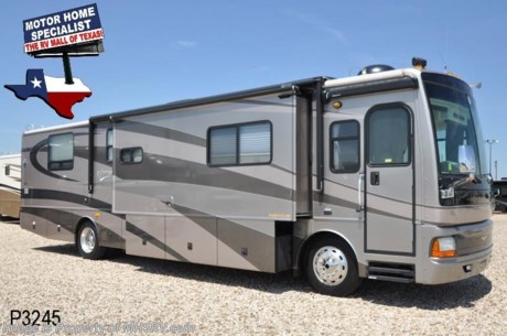 &lt;a href=&quot;http://www.mhsrv.com/other-rvs-for-sale/fleetwood-rvs/&quot;&gt;&lt;img src=&quot;http://www.mhsrv.com/images/sold-fleetwood.jpg&quot; width=&quot;383&quot; height=&quot;141&quot; border=&quot;0&quot; /&gt;&lt;/a&gt;
2005 Fleetwood Discovery 38’4” model 39S with 3 slides and 19,376 miles.  This unit comes with a Caterpillar 330 HP diesel engine, Allison 6-speed transmission, Freightliner chassis, Xantrex 2000 watt inverter, Onan 7500 quiet diesel generator, Power Gear automatic leveling system, back up camera system with audio, Panasonic DVD player, (2) TVs, Trac-Star satellite, 6-disc CD player, (2) ducted roof A/C units, retarder, 6-way power seats, air brakes, cruise, tilt, telescope, power visors, cab fans, power mirrors with heat, CD changer, VCR, micro/convection oven, Dometic side by side refrigerator with ice maker, gas stove top, central vacuum, electric/gas water heater, washer/dryer combo, private commode, energy management system, dual pane glass, day/night shades, booth/sleeper, (2) recliners, sofa/sleeper,  soft touch vinyl ceilings, fantastic vents, solid surface counters, queen bed, wardrobe closet, 50 amp service, roof ladder, power steps, aluminum wheels, spot light, exterior shower, air horns, slide-out awning toppers, power patio awning and more. 