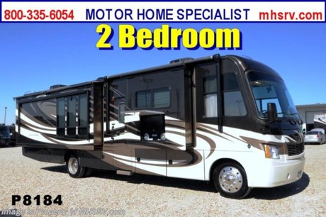 /FL 3/19/14  *SOLD*  Used 2013 Thor Motor Coach Challenger. Model 37KT. This luxury RV measures approximately 37 feet 10 inches in length and features (3) slide-out rooms, Luxury Cherry wood package, Cocoa Bean Full Body Paint exterior, exterior entertainment package, 600 Watt inverter, Dual Pane windows, 2 folding chairs, a 3-burner range with oven, Ford Triton V-10 engine, 5-speed automatic transmission, 22-Series ford chassis with aluminum wheels, fully automatic hydraulic leveling system, electric patio awning, side hinged baggage doors, iPod docking station, king sized bed DVD, LCD TVs, day/night shades, Corian kitchen counter, dual roof A/C units, 5500 Onan Marquis Gold generator, gas/electric water heater, heated and enclosed holding tanks and much more. CALL MOTOR HOME SPECIALIST at 800-335-6054 or Visit MHSRV .com FOR ADDITONAL PHOTOS, DETAILS, BROCHURE, WINDOW STICKER, VIDEOS &amp; MORE.