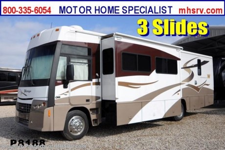 /CA 12/28/2013 Used Winnebago RV for Sale- 2007 Winnebago Voyage 35A with 3 slides, 14,333 miles, Chevrolet 8100 Vortec engine, Workhorse chassis, power mirrors with heat, power windows, 5.5 Onan generator, power patio awning, slide-out room toppers, gas/electric water heater, 50 Amp service, driver&#39;s door, solar panel, 3 camera monitoring system, automatic hydraulic leveling system, 3 camera monitoring system, exterior entertainment center, dual pane windows, convection microwave, solid surface kitchen counter, refrigerator, washer/dryer combo, basement air with electric heat and a TV with surround sounds system. For additional information and photos please visit Motor Home Specialist at www.MHSRV .com or call 800-335-6054. 