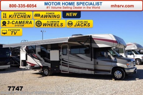 /tx 5/19/2014 &lt;a href=&quot;http://www.mhsrv.com/coachmen-rv/&quot;&gt;&lt;img src=&quot;http://www.mhsrv.com/images/sold-coachmen.jpg&quot; width=&quot;383&quot; height=&quot;141&quot; border=&quot;0&quot;/&gt;&lt;/a&gt; 2014 CLOSEOUT! MSRP $114,884. New 2014 Coachmen Leprechaun. Model 317SA. This Luxury Class C RV measures approximately 32 feet 6 inches in length with the 50th Anniversary package featuring tinted windows, fiberglass counter tops, rear ladder, upgraded sofa, child safety net and ladder (not available with front entertainment center), 3 camera monitoring system, power awning, 50 gallon fresh water tank, 5K lb. hitch &amp; wire, slide-out awnings, glass shower door, Onan generator, 80&quot; long bed, night shades, roller bearing drawer glides, &amp; Azdel composite sidewalls. Options include a beautiful full body paint, pull down TV and DVD player, exterior entertainment center, 15,000 BTU A/C with heat pump, swivel driver seat, air assist suspension, aluminum wheels, exterior camp kitchen, hydraulic leveling jacks, bedroom TV with DVD player, exterior privacy windshield cover, spare tire and molded front cap. This amazing class C also features the Leprechaun Luxury package including driver &amp; passenger leatherette seat covers, heated and remote mirrors, convection microwave, wood grain dash applique, upgraded Serta mattress, 6 gallon gas/electric water heater, dual coach batteries, cabover &amp; bedroom power roof vents and heated tank pads. CALL MOTOR HOME SPECIALIST at 800-335-6054 or VISIT MHSRV .com FOR ADDITONAL PHOTOS, DETAILS, BROCHURE, FACTORY WINDOW STICKER, VIDEOS &amp; MORE. At Motor Home Specialist we DO NOT charge any prep or orientation fees like you will find at other dealerships. All sale prices include a 200 point inspection, interior &amp; exterior wash &amp; detail of vehicle, a thorough coach orientation with an MHS technician, an RV Starter&#39;s kit, a nights stay in our delivery park featuring landscaped and covered pads with full hook-ups and much more! Read From Thousands of Testimonials at MHSRV .com and See What They Had to Say About Their Experience at Motor Home Specialist. WHY PAY MORE?...... WHY SETTLE FOR LESS? 

&lt;object width=&quot;400&quot; height=&quot;300&quot;&gt;&lt;param name=&quot;movie&quot; value=&quot;http://www.youtube.com/v/fBpsq4hH-Ws?version=3&amp;amp;hl=en_US&quot;&gt;&lt;/param&gt;&lt;param name=&quot;allowFullScreen&quot; value=&quot;true&quot;&gt;&lt;/param&gt;&lt;param name=&quot;allowscriptaccess&quot; value=&quot;always&quot;&gt;&lt;/param&gt;&lt;embed src=&quot;http://www.youtube.com/v/fBpsq4hH-Ws?version=3&amp;amp;hl=en_US&quot; type=&quot;application/x-shockwave-flash&quot; width=&quot;400&quot; height=&quot;300&quot; allowscriptaccess=&quot;always&quot; allowfullscreen=&quot;true&quot;&gt;&lt;/embed&gt;&lt;/object&gt;