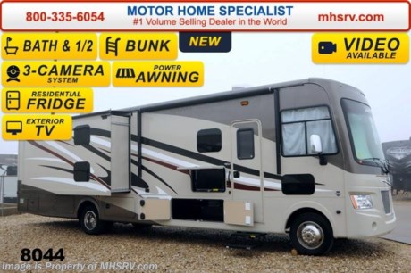 /TX 4/24/14 &lt;a href=&quot;http://www.mhsrv.com/coachmen-rv/&quot;&gt;&lt;img src=&quot;http://www.mhsrv.com/images/sold-coachmen.jpg&quot; width=&quot;383&quot; height=&quot;141&quot; border=&quot;0&quot;/&gt;&lt;/a&gt; 2014 CLOSEOUT! Receive a $1,000 VISA Gift Card with purchase from Motor Home Specialist while supplies last! &lt;object width=&quot;400&quot; height=&quot;300&quot;&gt;&lt;param name=&quot;movie&quot; value=&quot;//www.youtube.com/v/Bka_R_kS_Hg?version=3&amp;amp;hl=en_US&quot;&gt;&lt;/param&gt;&lt;param name=&quot;allowFullScreen&quot; value=&quot;true&quot;&gt;&lt;/param&gt;&lt;param name=&quot;allowscriptaccess&quot; value=&quot;always&quot;&gt;&lt;/param&gt;&lt;embed src=&quot;//www.youtube.com/v/Bka_R_kS_Hg?version=3&amp;amp;hl=en_US&quot; type=&quot;application/x-shockwave-flash&quot; width=&quot;400&quot; height=&quot;300&quot; allowscriptaccess=&quot;always&quot; allowfullscreen=&quot;true&quot;&gt;&lt;/embed&gt;&lt;/object&gt; 
M.S.R.P $133,929 - New 2014 Coachmen Mirada Model 35BH is unique to the industry because it not only boast 2 Slide-out rooms, a 39 inch TV and residential refrigerator, but also hallway bunk beds and a bath &amp; 1/2! It measures approximately 36 feet 7 inches in length. Options include 2nd auxiliary battery, valve stem extenders, TV/DVD player for each bunk, power drop down bunk, residential refrigerator, frameless windows, inverter, side cameras, power heated mirrors, exterior entertainment center and upgraded Cognac Maple wood. Standards include a 5.5KW generator, ball bearing drawer guides, reclining/swivel pilot seats, power windshield shade, pass-thru storage, power patio awning, automatic leveling jacks, back up camera, Corian kitchen counter top, ceramic tile backsplash, 32 inch bedroom TV and much more. For additional information, brochure, window sticker, videos and photos please visit Motor Home Specialist at MHSRV .com or call 800-335-6054. At Motor Home Specialist we DO NOT charge any prep or orientation fees like you will find at other dealerships. All sale prices include a 200 point inspection, interior &amp; exterior wash &amp; detail of vehicle, a thorough coach orientation with an MHSRV technician, an RV Starter&#39;s kit, a nights stay in our delivery park featuring landscaped and covered pads with full hook-ups and much more! Read Thousands of Testimonials and Mirada reviews at MHSRV .com and See What They Had to Say About Their Experience at Motor Home Specialist. WHY PAY MORE?...... WHY SETTLE FOR LESS?