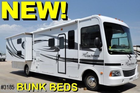 &lt;a href=&quot;http://www.mhsrv.com/inventory_mfg.asp?brand_id=113&quot;&gt;&lt;img src=&quot;http://www.mhsrv.com/images/sold-coachmen.jpg&quot; width=&quot;383&quot; height=&quot;141&quot; border=&quot;0&quot; /&gt;&lt;/a&gt;
New Motor Home Sold RV to Texas 09/08/09 - 2010 Coachmen Mirada 34&#39; with 2 slides and bunks, model 34BH. This beautiful RV features a Triton V-10 engine, Ford chassis and leveling jacks. 
