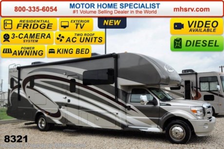 /QY 10/14/14 &lt;a href=&quot;http://www.mhsrv.com/thor-motor-coach/&quot;&gt;&lt;img src=&quot;http://www.mhsrv.com/images/sold-thor.jpg&quot; width=&quot;383&quot; height=&quot;141&quot; border=&quot;0&quot;/&gt;&lt;/a&gt; &lt;object width=&quot;400&quot; height=&quot;300&quot;&gt;&lt;param name=&quot;movie&quot; value=&quot;//www.youtube.com/v/U2vRrY8X8lc?hl=en_US&amp;amp;version=3&quot;&gt;&lt;/param&gt;&lt;param name=&quot;allowFullScreen&quot; value=&quot;true&quot;&gt;&lt;/param&gt;&lt;param name=&quot;allowscriptaccess&quot; value=&quot;always&quot;&gt;&lt;/param&gt;&lt;embed src=&quot;//www.youtube.com/v/U2vRrY8X8lc?hl=en_US&amp;amp;version=3&quot; type=&quot;application/x-shockwave-flash&quot; width=&quot;400&quot; height=&quot;300&quot; allowscriptaccess=&quot;always&quot; allowfullscreen=&quot;true&quot;&gt;&lt;/embed&gt;&lt;/object&gt; MSRP $163,293. 2015 Thor Motor Coach 33SW Super C model motor home with a full wall slide.  This unit is powered by the powerful 300 HP Powerstroke 6.7L diesel engine with 660 lb. ft. of torque. It rides on a Ford F-550 chassis with a 6-speed automatic transmission and boast a big 10,000 lb. hitch, rear pass-thru MEGA-Storage, extreme duty 4 wheel ABS disc brakes and an electronic brake controller integrated into the dash. Options include the beautiful full body paint exterior, (2) power attic fans, 50 inch cab over TV with DVD player and sound bar, single child safety seat tether and an upgraded 6.0 Onan diesel generator. The Four Winds 33SW is approximately 34 feet 6 inches long and also features a plush dinette and sofa, exterior entertainment center, dual roof air conditioners, power patio awning, one-touch automatic leveling system, residential refrigerator, 30 inch over the range microwave, solid surface counter top, touch screen AM/FM/CD/MP3 player, back-up monitor with side view cameras, remote heated exterior mirrors, power windows and locks, leatherette driver &amp; passenger captain&#39;s chairs, fiberglass running boards, soft touch ceilings, heavy duty ball bearing drawer guides, bedroom LCD TV, large LCD TV in the living area, an 1800-watt power inverter, heated holding tanks and a king sized bed. For additional coach information, brochure, window sticker, videos, photos &amp; reviews &amp; testimonials please visit Motor Home Specialist at MHSRV .com or call 800-335-6054. At MHS we DO NOT charge any prep or orientation fees like you will find at other dealerships. All sale prices include a 200 point inspection, interior &amp; exterior wash &amp; detail of vehicle, a thorough coach orientation with an MHS technician, an RV Starter&#39;s kit, a nights stay in our delivery park featuring landscaped and covered pads with full hook-ups and much more. WHY PAY MORE?... WHY SETTLE FOR LESS? &lt;object width=&quot;400&quot; height=&quot;300&quot;&gt;&lt;param name=&quot;movie&quot; value=&quot;//www.youtube.com/v/VZXdH99Xe00?hl=en_US&amp;amp;version=3&quot;&gt;&lt;/param&gt;&lt;param name=&quot;allowFullScreen&quot; value=&quot;true&quot;&gt;&lt;/param&gt;&lt;param name=&quot;allowscriptaccess&quot; value=&quot;always&quot;&gt;&lt;/param&gt;&lt;embed src=&quot;//www.youtube.com/v/VZXdH99Xe00?hl=en_US&amp;amp;version=3&quot; type=&quot;application/x-shockwave-flash&quot; width=&quot;400&quot; height=&quot;300&quot; allowscriptaccess=&quot;always&quot; allowfullscreen=&quot;true&quot;&gt;&lt;/embed&gt;&lt;/object&gt; 