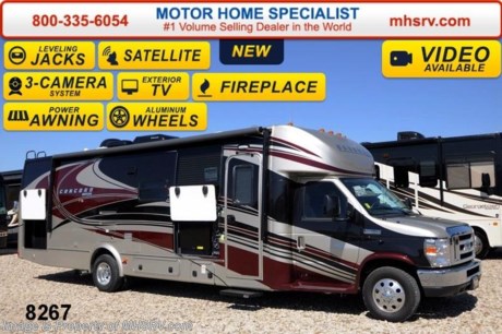 /TX 7/14/14 &lt;a href=&quot;http://www.mhsrv.com/coachmen-rv/&quot;&gt;&lt;img src=&quot;http://www.mhsrv.com/images/sold-coachmen.jpg&quot; width=&quot;383&quot; height=&quot;141&quot; border=&quot;0&quot; /&gt;&lt;/a&gt; If you purchase now through July 31st, 2014 MHSRV will donate $1,000 to the Intrepid Fallen Heroes Fund adding to our now more than $265,000 already raised!  &lt;object width=&quot;400&quot; height=&quot;300&quot;&gt;&lt;param name=&quot;movie&quot; value=&quot;//www.youtube.com/v/tu63TyI-F-A?hl=en_US&amp;amp;version=3&quot;&gt;&lt;/param&gt;&lt;param name=&quot;allowFullScreen&quot; value=&quot;true&quot;&gt;&lt;/param&gt;&lt;param name=&quot;allowscriptaccess&quot; value=&quot;always&quot;&gt;&lt;/param&gt;&lt;embed src=&quot;//www.youtube.com/v/tu63TyI-F-A?hl=en_US&amp;amp;version=3&quot; type=&quot;application/x-shockwave-flash&quot; width=&quot;400&quot; height=&quot;300&quot; allowscriptaccess=&quot;always&quot; allowfullscreen=&quot;true&quot;&gt;&lt;/embed&gt;&lt;/object&gt;  MSRP $130,105. New 2015 Coachmen Concord 300DS Anniversary W/2 Slide-out rooms. This luxury Class C RV measures approximately 32ft. 9in and includes the anniversary package which features the Travel Easy Roadside Assistance, LED interior lighting, LED exterior lighting, 4KW Onan generator, 32&quot; TV/DVD player, back up monitor, power awning, upgraded countertops, heated remote exterior mirrors, power step and a 5,000 lb. hitch. Additional options include removable carpet, power vent fan, automatic hydraulic leveling jacks, aluminum rims, swivel driver seat, swivel passenger seat, exterior privacy windshield cover, electric fireplace, bedroom TV &amp; DVD player, King Dome Satellite System, Sirius satellite radio and the Concord Luxury Package which includes an exterior entertainment center, 2nd battery, side view cameras, 15,000 BTU A/C heat pump, heated tanks and upper tank gate valves. A few standard features include the Ford E-450 super duty chassis, Ride-Rite air assist suspension system, exterior speakers &amp; the Azdel super light composite sidewalls. FOR ADDITIONAL PHOTOS, DETAILS, BROCHURE, FACTORY WINDOW STICKER, VIDEOS and more please visit MHSRV .com or call 800-335-6054. At Motor Home Specialist we DO NOT charge any prep or orientation fees like you will find at other dealerships. All sale prices include a 200 point inspection, interior &amp; exterior wash &amp; detail of vehicle, a thorough coach orientation with an MHS technician, an RV Starter&#39;s kit, a nights stay in our delivery park featuring landscaped and covered pads with full hook-ups and much more! Read From Thousands of Testimonials at MHSRV .com and See What They Had to Say About Their Experience at Motor Home Specialist. WHY PAY MORE?...... WHY SETTLE FOR LESS?