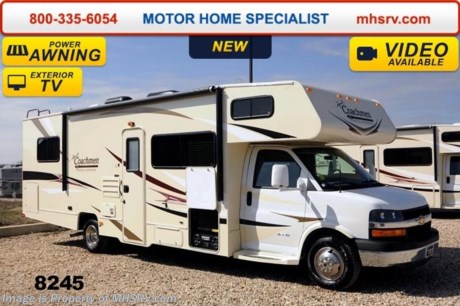 /TX 4/8/14 &lt;a href=&quot;http://www.mhsrv.com/coachmen-rv/&quot;&gt;&lt;img src=&quot;http://www.mhsrv.com/images/sold-coachmen.jpg&quot; width=&quot;383&quot; height=&quot;141&quot; border=&quot;0&quot;/&gt;&lt;/a&gt; Receive a $1,000 VISA Gift Card with purchase at The #1 Volume Selling Motor Home Dealer in the World! Offer expires March 31st, 2013. Visit MHSRV .com or Call 800-335-6054 for complete details.  &lt;object width=&quot;400&quot; height=&quot;300&quot;&gt;&lt;param name=&quot;movie&quot; value=&quot;//www.youtube.com/v/Up9m210doqE?version=3&amp;amp;hl=en_US&quot;&gt;&lt;/param&gt;&lt;param name=&quot;allowFullScreen&quot; value=&quot;true&quot;&gt;&lt;/param&gt;&lt;param name=&quot;allowscriptaccess&quot; value=&quot;always&quot;&gt;&lt;/param&gt;&lt;embed src=&quot;//www.youtube.com/v/Up9m210doqE?version=3&amp;amp;hl=en_US&quot; type=&quot;application/x-shockwave-flash&quot; width=&quot;400&quot; height=&quot;300&quot; allowscriptaccess=&quot;always&quot; allowfullscreen=&quot;true&quot;&gt;&lt;/embed&gt;&lt;/object&gt; MSRP $83,201. New 2014 Coachmen Freelander Model 28QB. This Class C RV measures approximately 30 feet 9 inches in length and features a tremendous amount of living &amp; storage area. This beautiful RV includes the 50th Anniversary pack featuring high gloss colored fiberglass sidewalls, fiberglass running boards, tinted windows, 3 burner range with oven, stainless steel wheel inserts, AM/FM stereo, power patio awning, rear ladder, Travel East Roadside Assistance, 50 gallon fresh water tank, 5,000 lb. hitch, glass shower door, Onan generator, 80 inch long bed, roller bearing drawer glides, Azdel Composite sidewall and Thermofoil counter tops. Additional options include the all new Platinum wood color, exterior privacy windshield cover, air assisted suspension, spare tire, 15K BTU A/C with heat pump, exterior entertainment center and 24&quot; LCD TV w/DVD, as well as the Freelander Premier Package which including an electric awning, back-up camera, child saftey net and ladder and heated holding tanks.  The Coachmen Freelander RV also features a Chevy 4500 series chassis, 6.0L Vortec V-8, 6-speed automatic transmission, 57 gallon fuel tank and more. For additional photos, details, videos &amp; SALE PRICE please visit Motor Home Specialist, the #1 Volume Selling Dealer in the World, at MHSRV .com or Call 800-335-6054. At Motor Home Specialist we DO NOT charge any prep or orientation fees like you will find at other dealerships. All sale prices include a 200 point inspection, interior &amp; exterior wash &amp; detail of vehicle, a thorough coach orientation with an MHS technician, an RV Starter&#39;s kit, a nights stay in our delivery park featuring landscaped and covered pads with full hook-ups and much more! Read From Thousands of Testimonials at MHSRV .com and See What They Had to Say About Their Experience at Motor Home Specialist. WHY PAY MORE?...... WHY SETTLE FOR LESS?