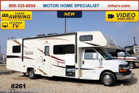 /TX 5/1/14 &lt;a href=&quot;http://www.mhsrv.com/coachmen-rv/&quot;&gt;&lt;img src=&quot;http://www.mhsrv.com/images/sold-coachmen.jpg&quot; width=&quot;383&quot; height=&quot;141&quot; border=&quot;0&quot;/&gt;&lt;/a&gt; 2014 CLOSEOUT! Receive a $1,000 VISA Gift Card with purchase from Motor Home Specialist while supplies last! &lt;object width=&quot;400&quot; height=&quot;300&quot;&gt;&lt;param name=&quot;movie&quot; value=&quot;//www.youtube.com/v/Up9m210doqE?version=3&amp;amp;hl=en_US&quot;&gt;&lt;/param&gt;&lt;param name=&quot;allowFullScreen&quot; value=&quot;true&quot;&gt;&lt;/param&gt;&lt;param name=&quot;allowscriptaccess&quot; value=&quot;always&quot;&gt;&lt;/param&gt;&lt;embed src=&quot;//www.youtube.com/v/Up9m210doqE?version=3&amp;amp;hl=en_US&quot; type=&quot;application/x-shockwave-flash&quot; width=&quot;400&quot; height=&quot;300&quot; allowscriptaccess=&quot;always&quot; allowfullscreen=&quot;true&quot;&gt;&lt;/embed&gt;&lt;/object&gt; MSRP $83,201. New 2014 Coachmen Freelander Model 28QB. This Class C RV measures approximately 30 feet 9 inches in length and features a tremendous amount of living &amp; storage area. This beautiful RV includes the 50th Anniversary pack featuring high gloss colored fiberglass sidewalls, fiberglass running boards, tinted windows, 3 burner range with oven, stainless steel wheel inserts, AM/FM stereo, power patio awning, rear ladder, Travel East Roadside Assistance, 50 gallon fresh water tank, 5,000 lb. hitch, glass shower door, Onan generator, 80 inch long bed, roller bearing drawer glides, Azdel Composite sidewall and Thermofoil counter tops. Additional options include the all new Platinum wood color, exterior privacy windshield cover, air assisted suspension, spare tire, 15K BTU A/C with heat pump, exterior entertainment center and 24&quot; LCD TV w/DVD, as well as the Freelander Premier Package which including an electric awning, back-up camera, child saftey net and ladder and heated holding tanks.  The Coachmen Freelander RV also features a Chevy 4500 series chassis, 6.0L Vortec V-8, 6-speed automatic transmission, 57 gallon fuel tank and more. For additional photos, details, videos &amp; SALE PRICE please visit Motor Home Specialist, the #1 Volume Selling Dealer in the World, at MHSRV .com or Call 800-335-6054. At Motor Home Specialist we DO NOT charge any prep or orientation fees like you will find at other dealerships. All sale prices include a 200 point inspection, interior &amp; exterior wash &amp; detail of vehicle, a thorough coach orientation with an MHS technician, an RV Starter&#39;s kit, a nights stay in our delivery park featuring landscaped and covered pads with full hook-ups and much more! Read From Thousands of Testimonials at MHSRV .com and See What They Had to Say About Their Experience at Motor Home Specialist. WHY PAY MORE?...... WHY SETTLE FOR LESS?