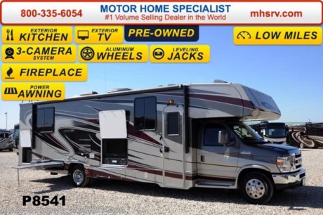/CO 4/15/14 &lt;a href=&quot;http://www.mhsrv.com/coachmen-rv/&quot;&gt;&lt;img src=&quot;http://www.mhsrv.com/images/sold-coachmen.jpg&quot; width=&quot;383&quot; height=&quot;141&quot; border=&quot;0&quot;/&gt;&lt;/a&gt; 2014 Coachmen Leprechaun Model 319DSF. only 1908 miles. *New LCD TV in Bedroom, and New Upgraded Bedroom Mattress. This Luxury Class C RV measures approximately 32 feet 6 inches in length featuring full body paint, upgraded mattress, 39 inch LCD TV on power lift, bedroom TV, tank heaters, exterior entertainment center, dual coach batteries, air assist suspension, side view cameras, convection microwave, aluminum wheels, rear ladder, front bunk ladder &amp; child restraint system, gas/electric water heater, heated exterior mirrors w/remote, electric fireplace, automatic hydraulic leveling jacks, upgraded 15,000 BTU AC with heat pump, swivel driver and passenger seats, exterior windshield cover, Travel Easy Roadside Assistance and the Leprechaun XL Package which includes Upgraded sofa, 2-Tone Ultra Leather Seat Covers, Wood Grain Dash Appliqu&#233;, Cab-over Privacy Curtain, Onan generator, Gloss Black Refrigerator Insert Panels, Bathroom Medicine Cabinet with Makeup Light &amp; Mirror, Upgrade Countertops with Under-mount Composite Sink, Composite Lids for Trunk Boxes in Exterior &quot;Warehouse&quot; Storage Compartment, Molded Fiberglass Front Cap, Fiberglass Style Bezel at Top of Rear Exterior Wall, Painted Bumper, Molded Fiberglass Running Boards with Wheel Well Flair, Upgraded Kitchen Faucet &amp; Upgraded Bathroom Faucet. CALL MOTOR HOME SPECIALIST at 800-335-6054 or VISIT MHSRV .com FOR ADDITONAL PHOTOS, DETAILS, BROCHURE, FACTORY WINDOW STICKER, VIDEOS &amp; MORE. At Motor Home Specialist we DO NOT charge any prep or orientation fees like you will find at other dealerships. All sale prices include a 200 point inspection, interior &amp; exterior wash &amp; detail of vehicle, a thorough coach orientation with an MHS technician, an RV Starter&#39;s kit, a nights stay in our delivery park featuring landscaped and covered pads with full hook-ups and much more! Read From Thousands of Testimonials at MHSRV .com and See What They Had to Say About Their Experience at Motor Home Specialist. WHY PAY MORE?...... WHY SETTLE FOR LESS? &lt;object width=&quot;400&quot; height=&quot;300&quot;&gt;&lt;param name=&quot;movie&quot; value=&quot;http://www.youtube.com/v/fBpsq4hH-Ws?version=3&amp;amp;hl=en_US&quot;&gt;&lt;/param&gt;&lt;param name=&quot;allowFullScreen&quot; value=&quot;true&quot;&gt;&lt;/param&gt;&lt;param name=&quot;allowscriptaccess&quot; value=&quot;always&quot;&gt;&lt;/param&gt;&lt;embed src=&quot;http://www.youtube.com/v/fBpsq4hH-Ws?version=3&amp;amp;hl=en_US&quot; type=&quot;application/x-shockwave-flash&quot; width=&quot;400&quot; height=&quot;300&quot; allowscriptaccess=&quot;always&quot; allowfullscreen=&quot;true&quot;&gt;&lt;/embed&gt;&lt;/object&gt;